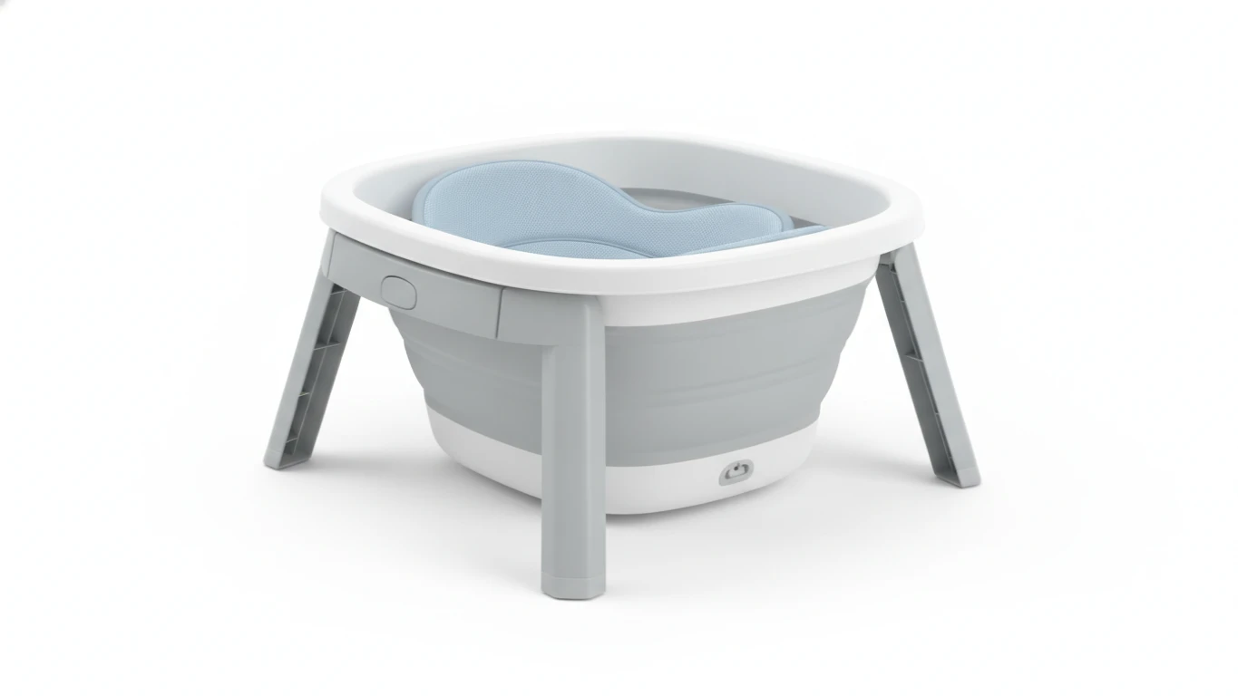 Foldable Baby Bathtub with Support