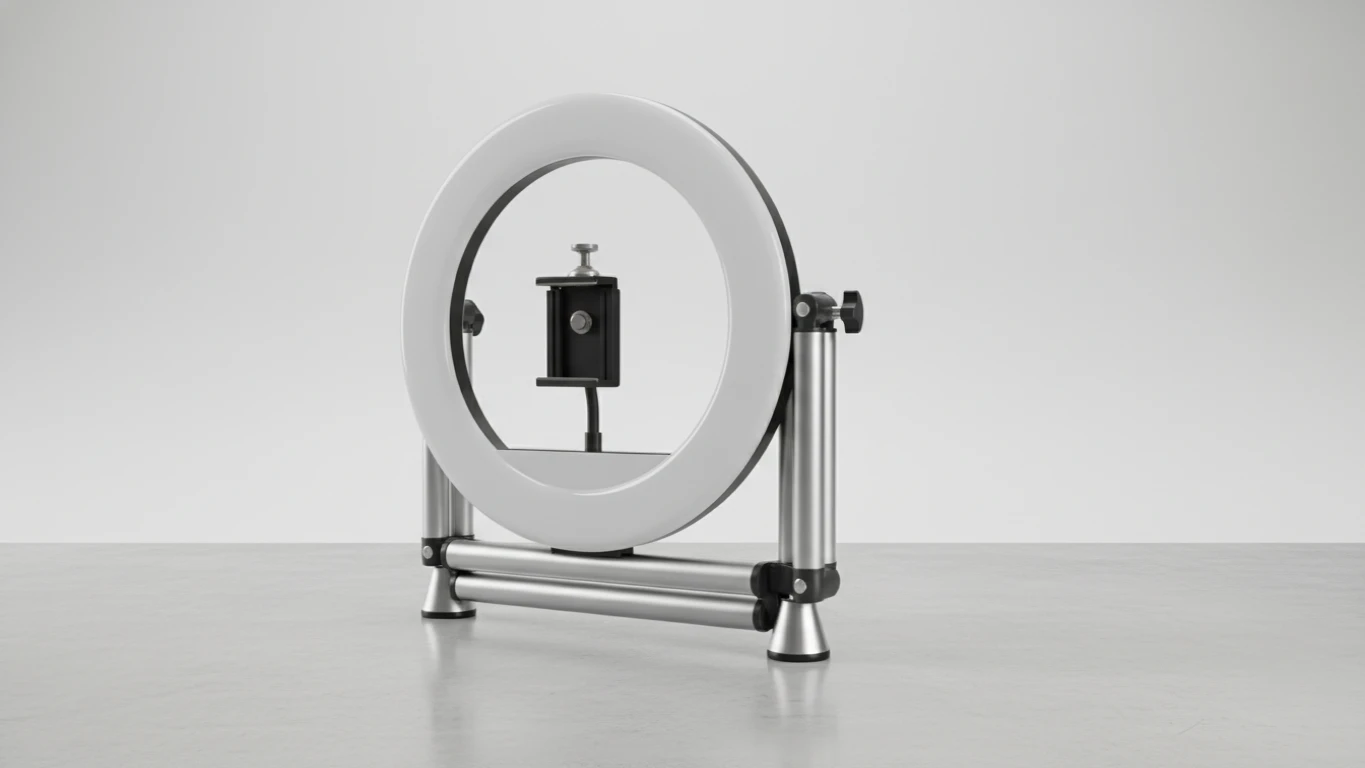 Foldable Ring Light with Tripod