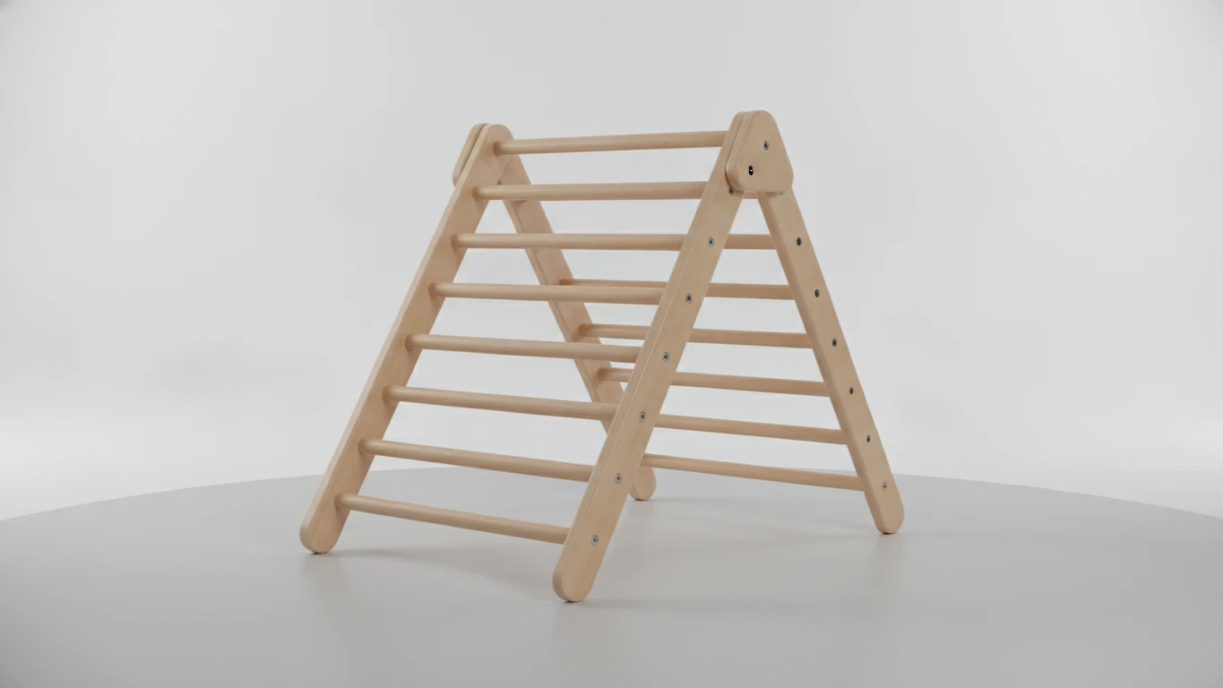 Foldable Wooden Climbing Triangle