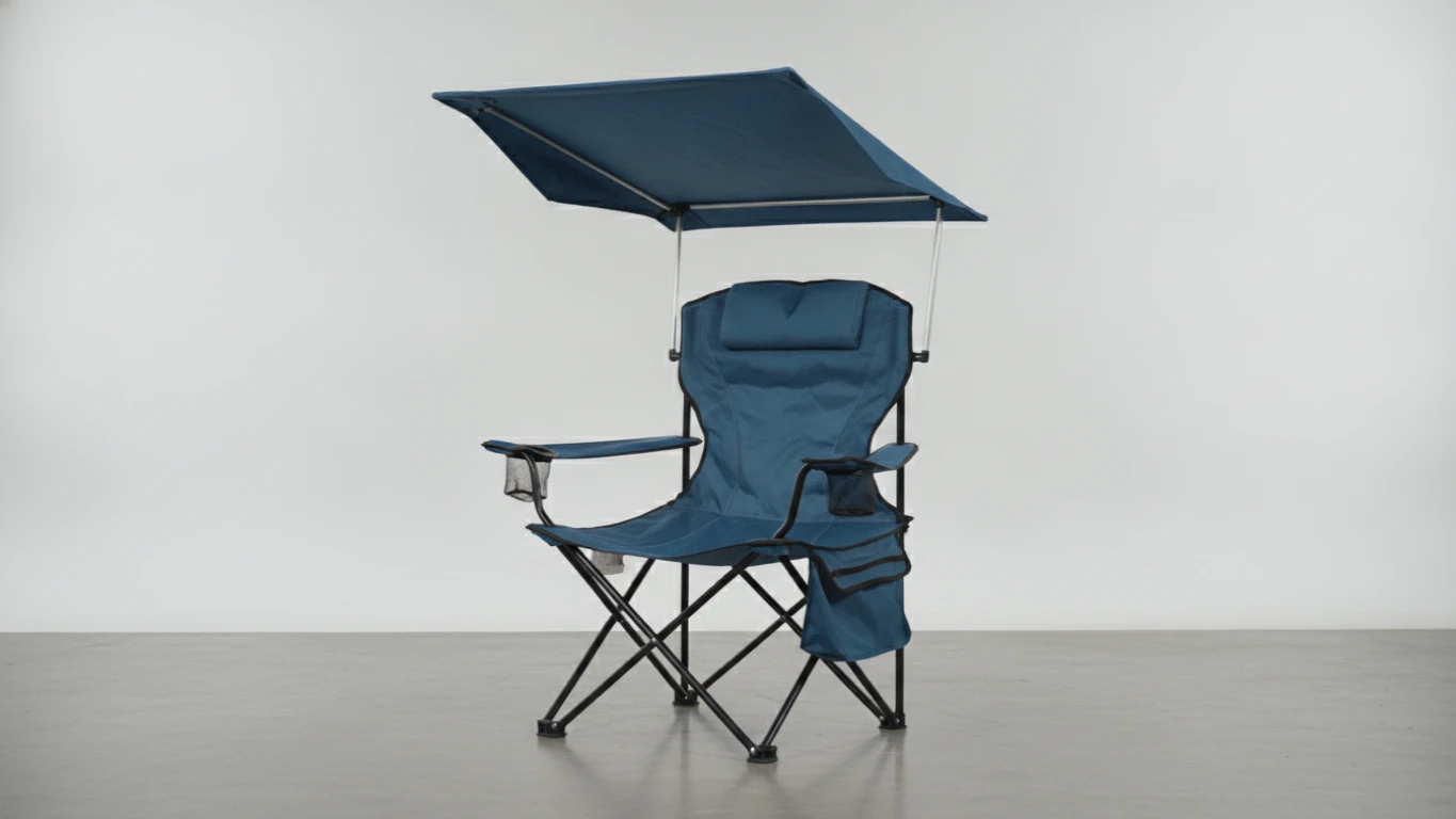 Folding Tailgate Chair with Canopy