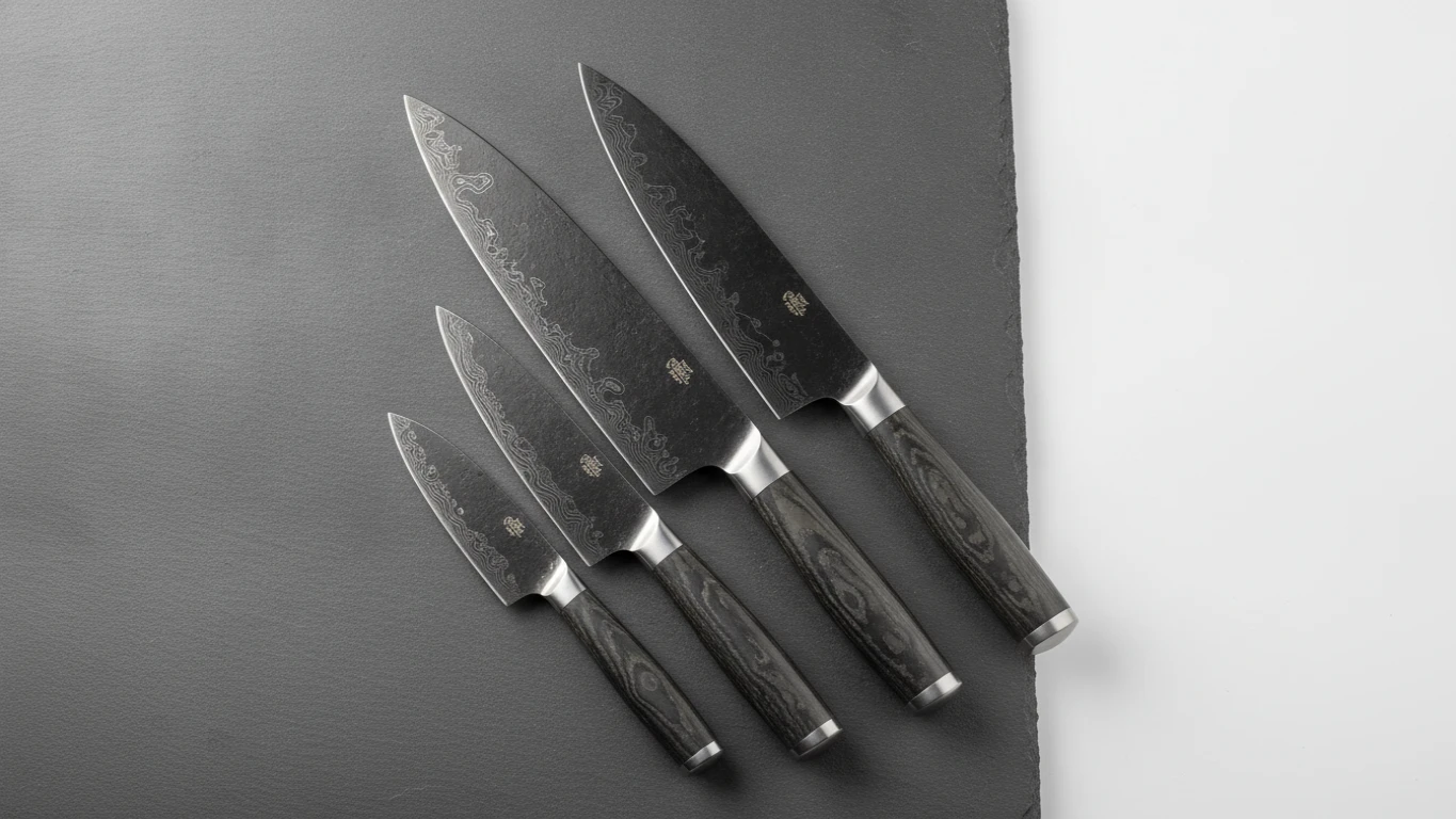 Forged Carbon Steel Knife Set