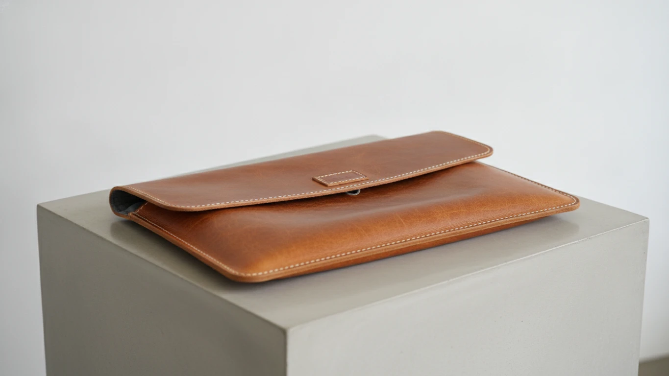 Full-Grain Leather Laptop Sleeve