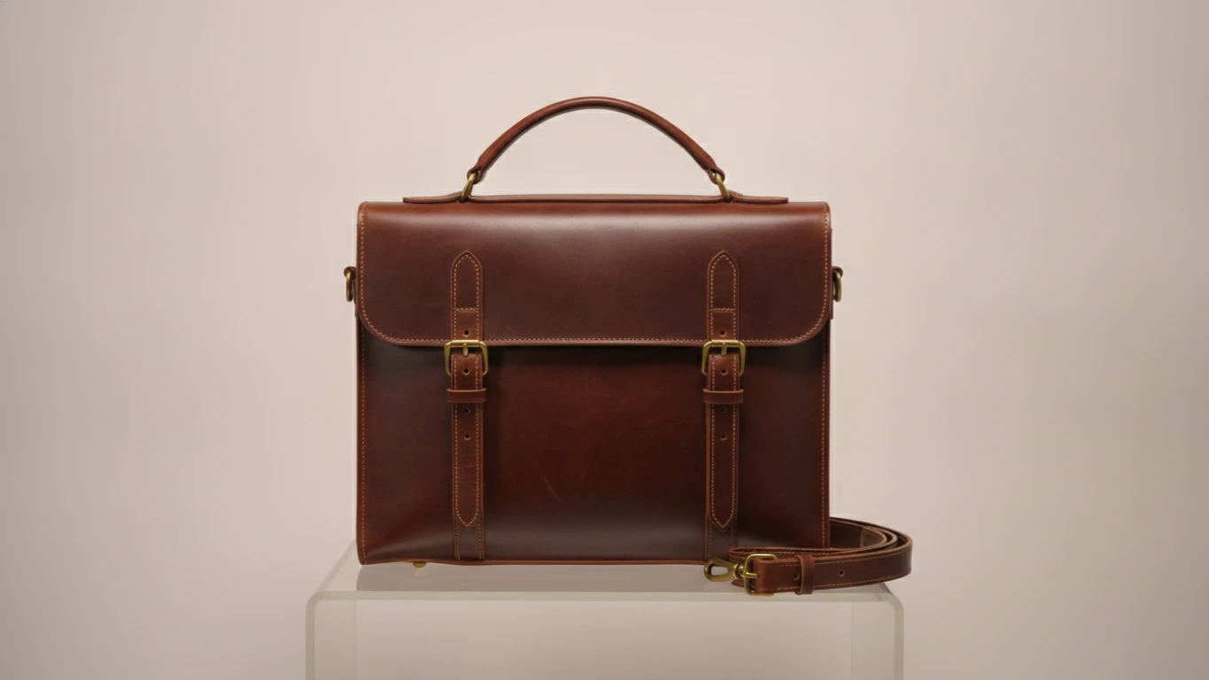Full-Grain Leather Professional Briefcase