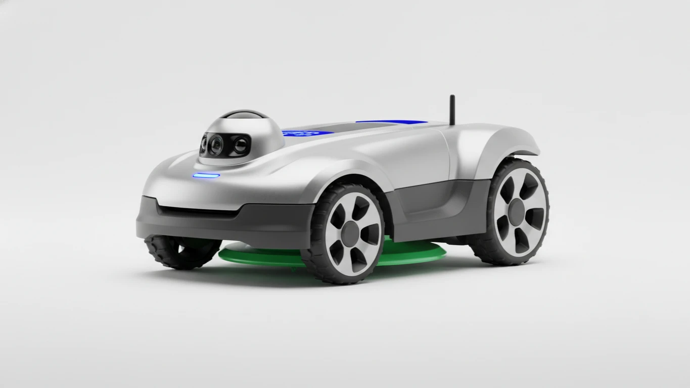 Fully Autonomous Robotic Lawnmower