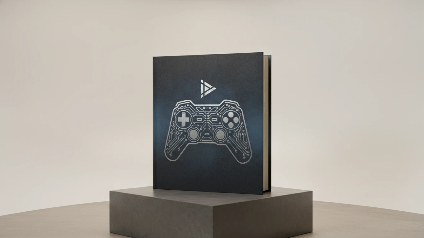Gamer-Themed Hardcover Art Book
