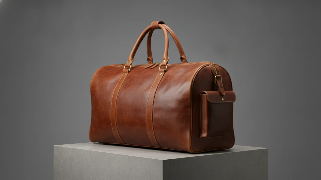Genuine Leather Duffel Bag