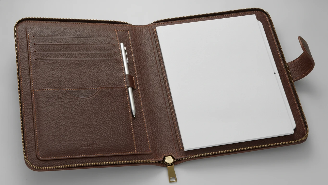 Genuine Leather Portfolio Organizer
