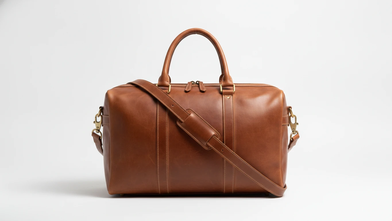 Genuine Leather Weekender Bag