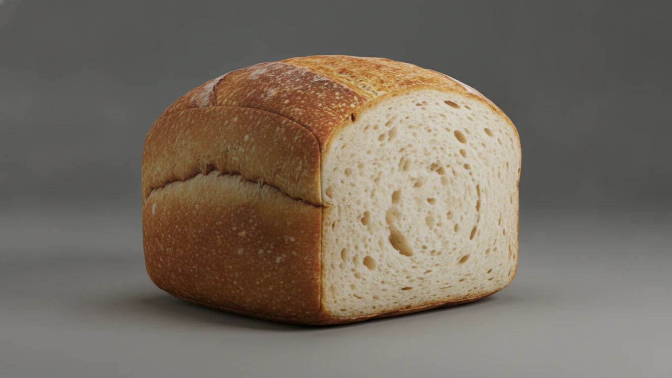 Giant Bread-Shaped Throw Pillow