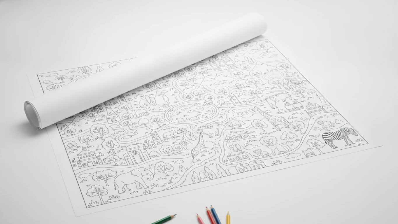 Giant Coloring Wall Poster