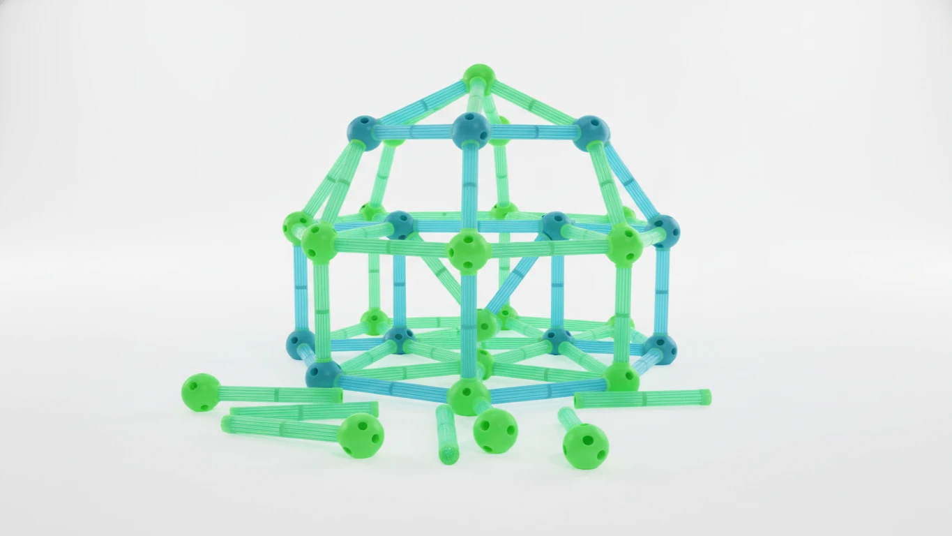 Glow-in-the-Dark Indoor Fort Building Kit