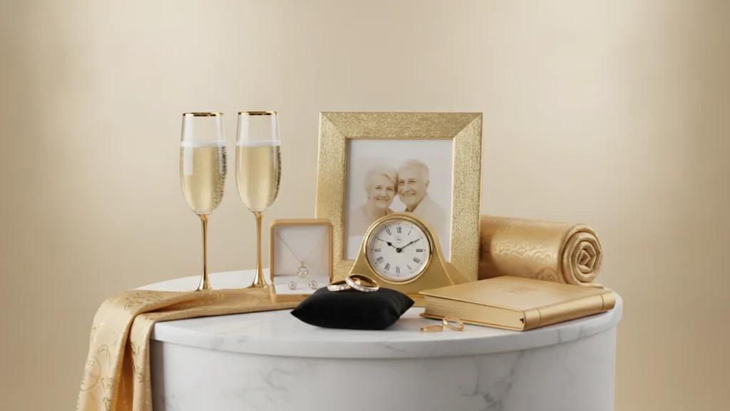 Golden Wedding Anniversary Gifts