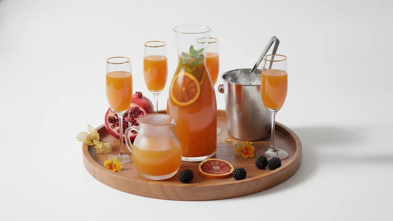 Gourmet Celebratory Drink Set with Juice