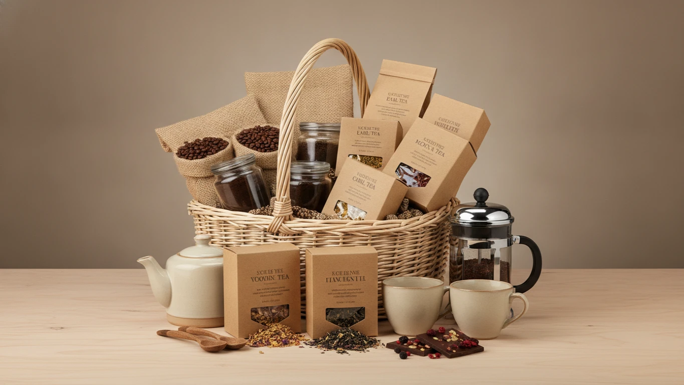 Gourmet Coffee and Artisan Tea Basket