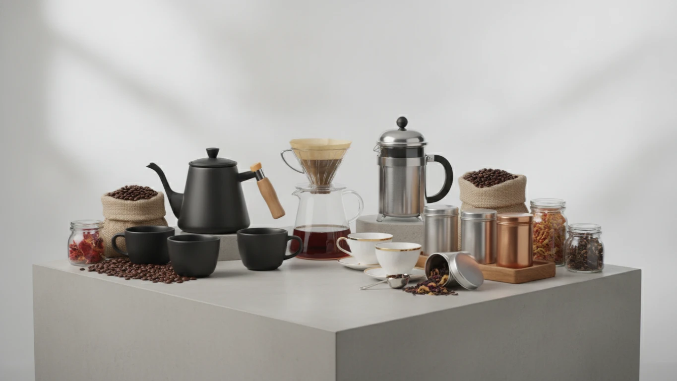 Gourmet Coffee and Specialty Tea Set