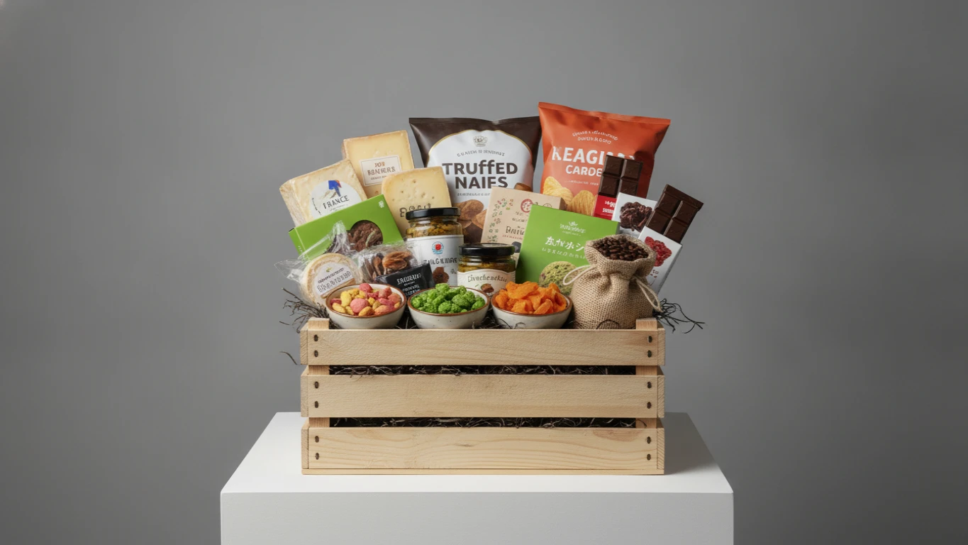 Gourmet International Snack Crate