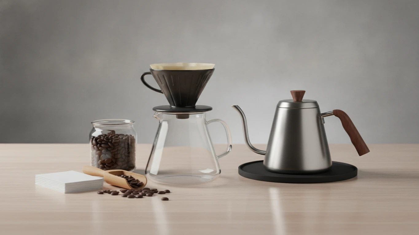 Gourmet Pour-Over Coffee Brewing Kit