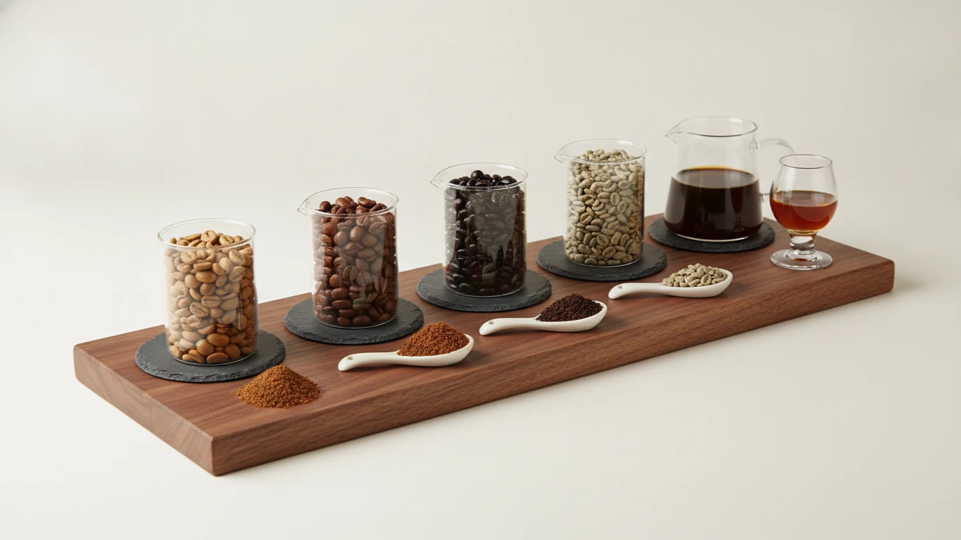 Gourmet Single-Origin Coffee Flight