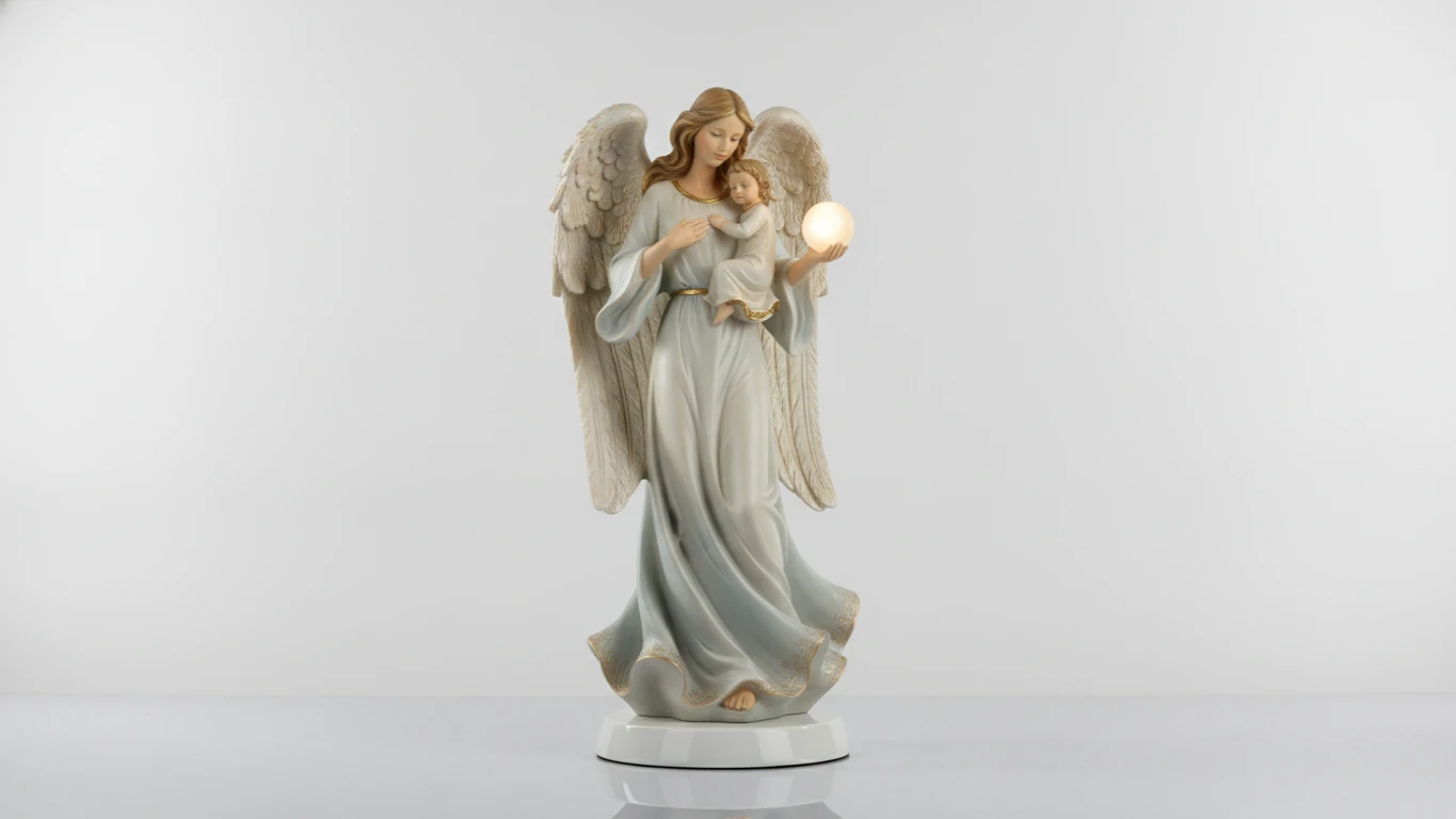 Guardian Angel Resin Figurine