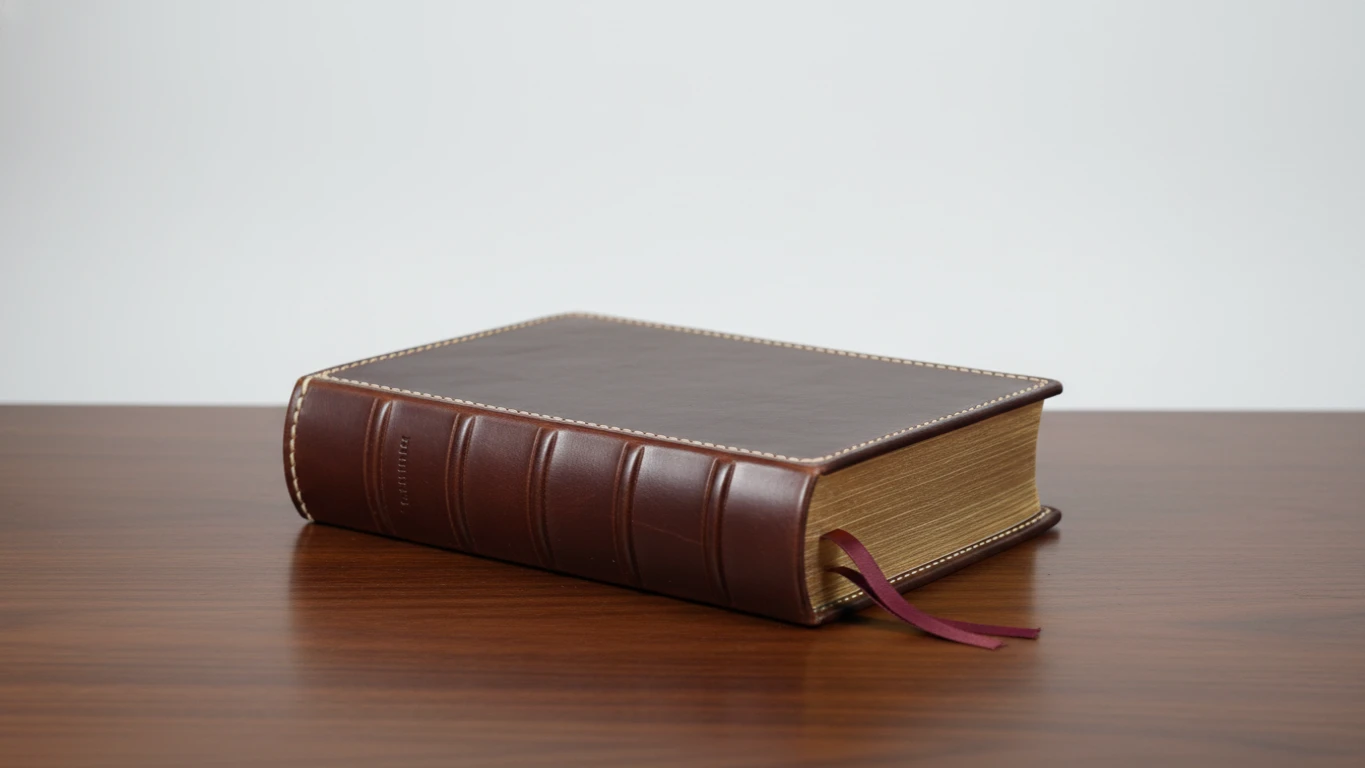 Hand-Bound Luxury Leather Heirloom Bible
