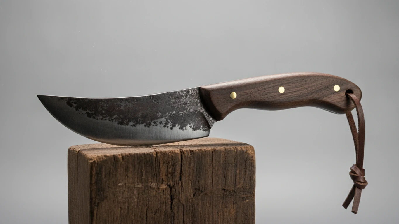 Hand-Forged Carbon Steel Garden Knife
