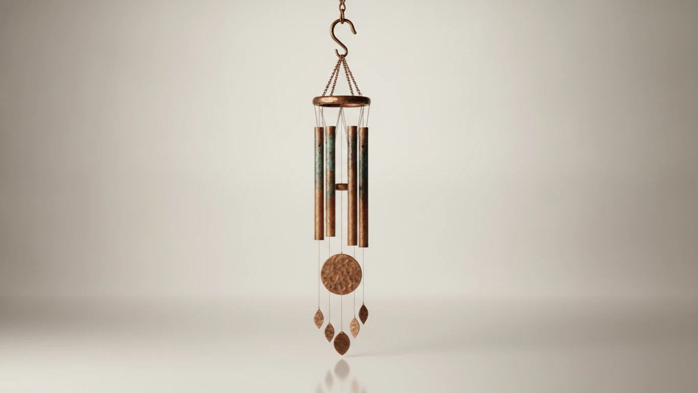 Hand-Forged Copper Wind Chimes