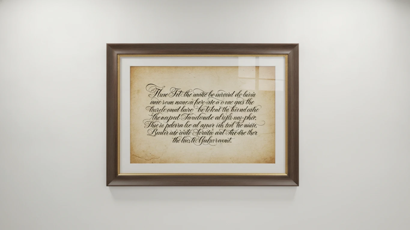 Hand-Lettered Scripture Wall Art