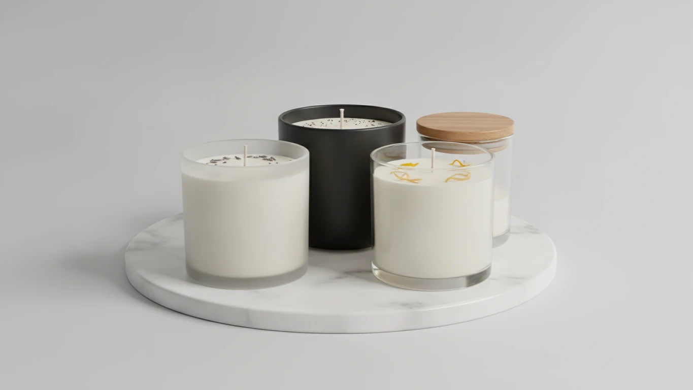 Hand-Poured Soy Wax Scented Candle Trio