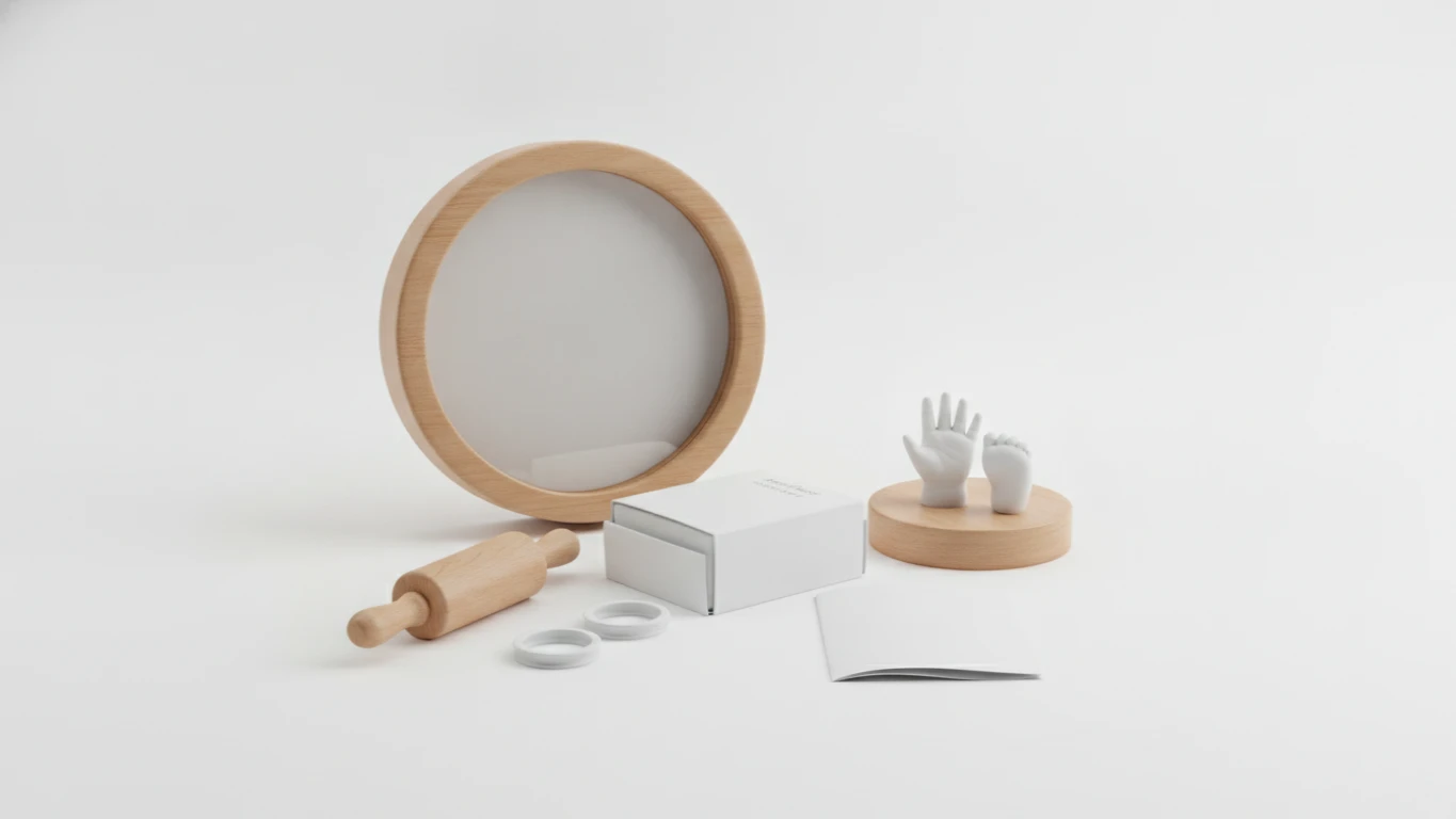 Hand and Footprint Keepsake Kit