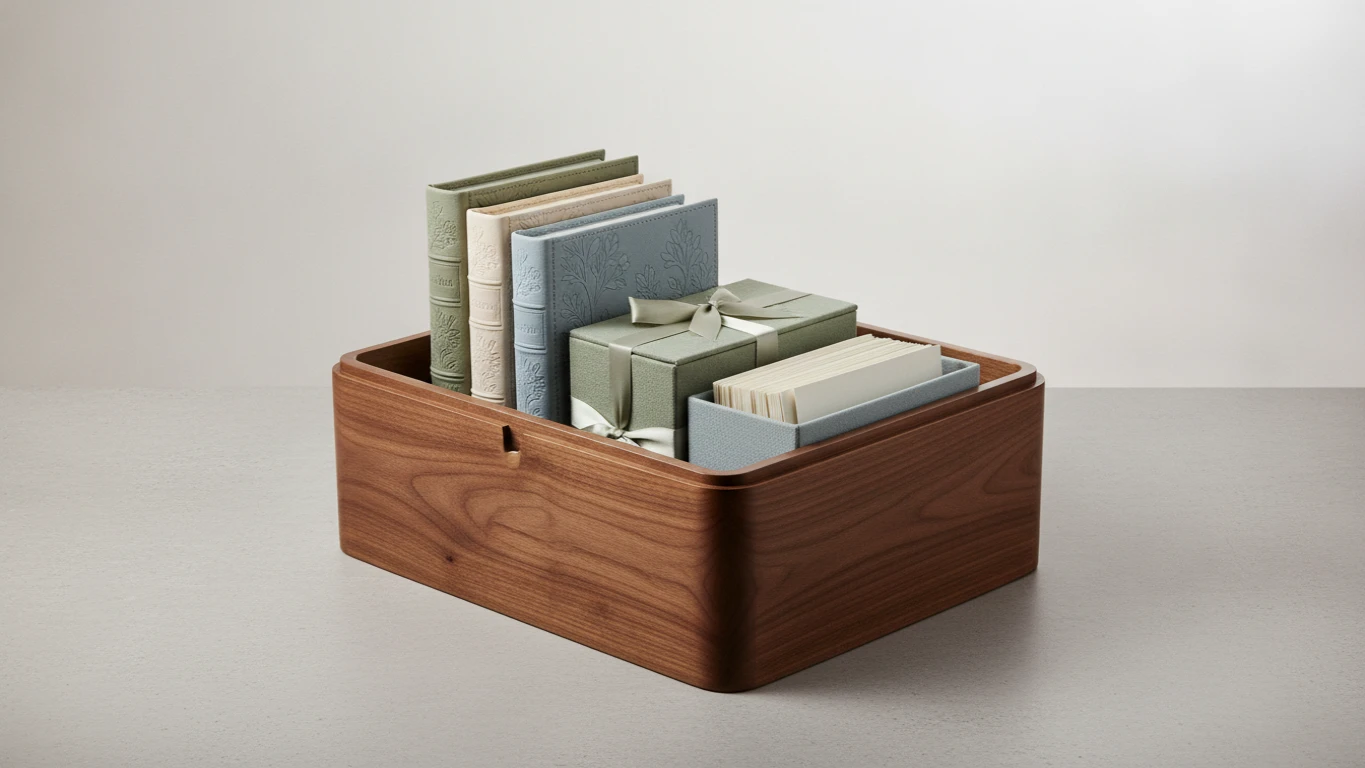 Handcrafted Heirloom Baby Memory Library
