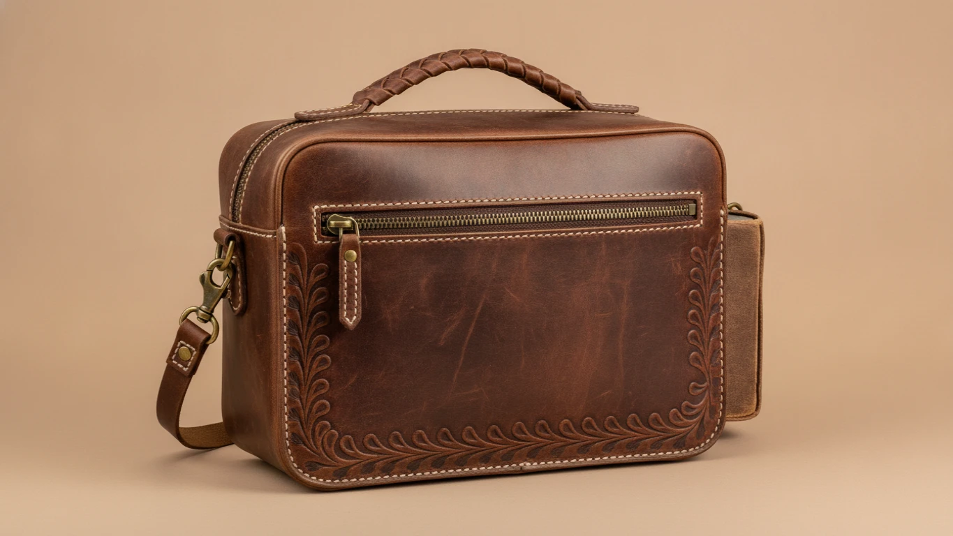 Handcrafted Leather Bible Carry Case