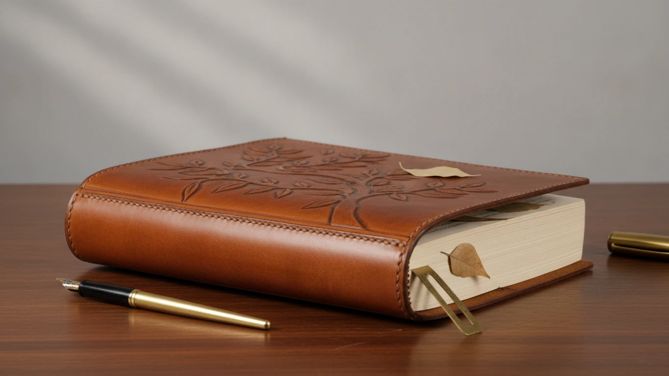 Handcrafted Leather Study Journal