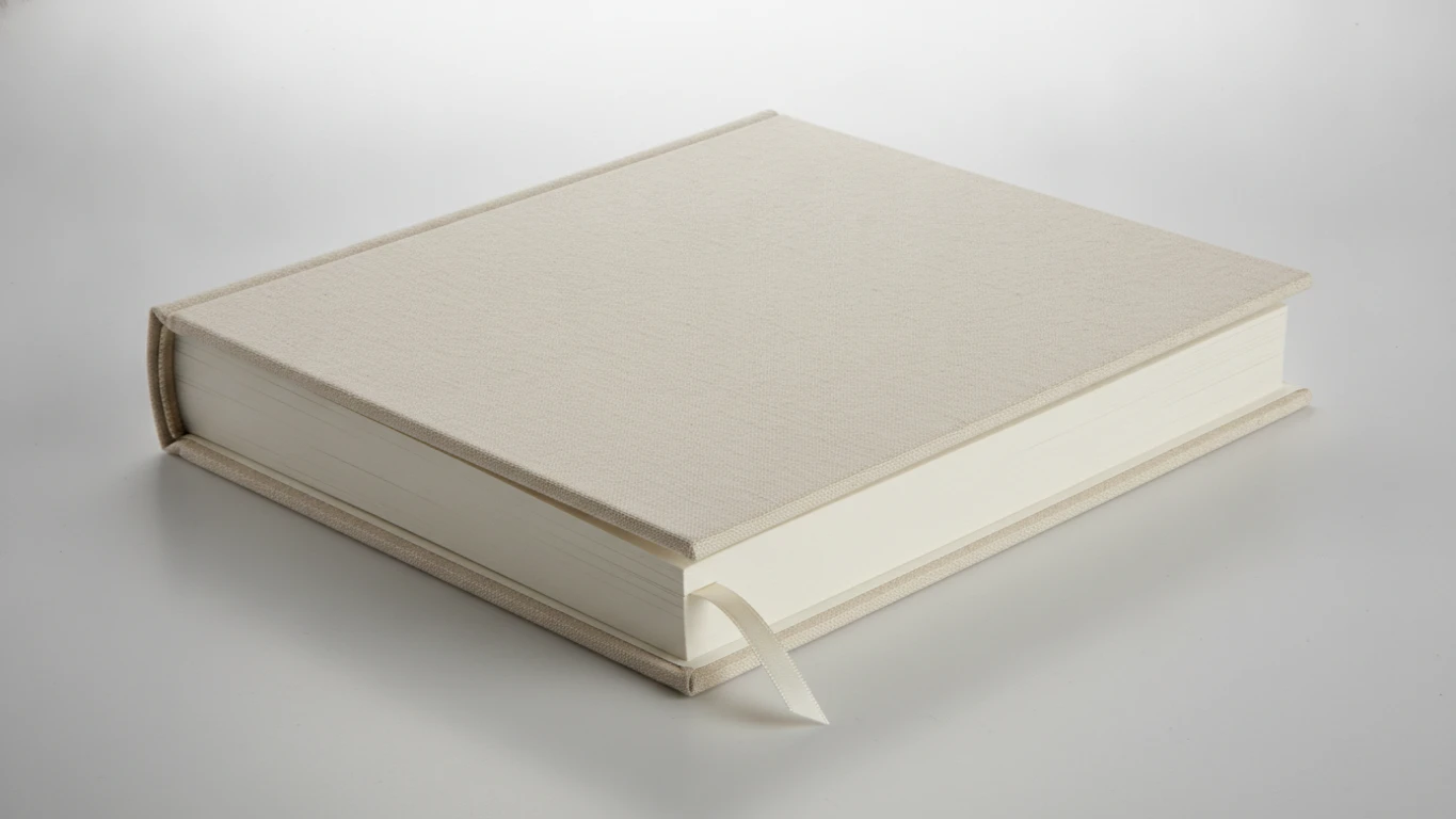 Handcrafted Linen Hardcover Wedding Album
