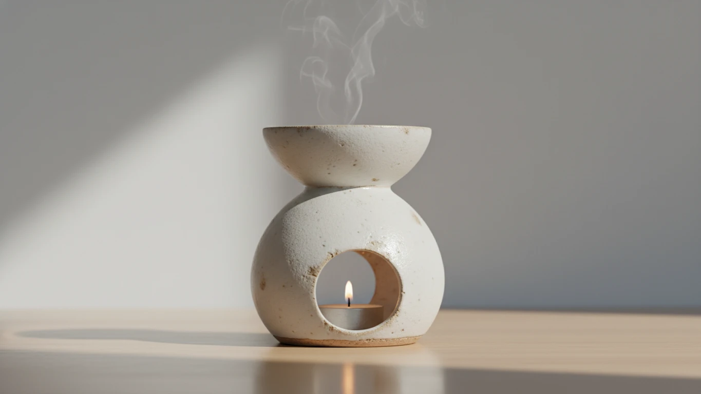 Handcrafted Minimalist Ceramic Oil Burner