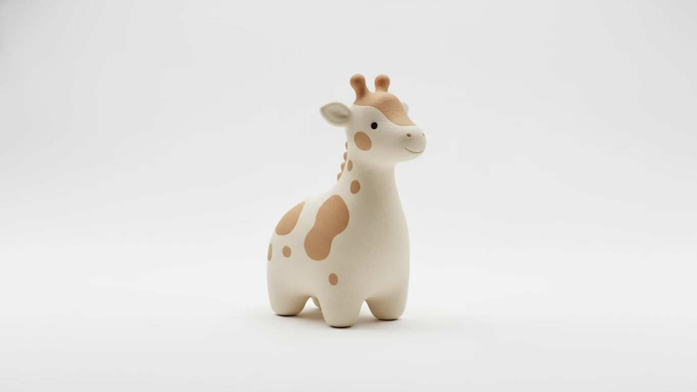 Handcrafted Natural Rubber Teething Toy