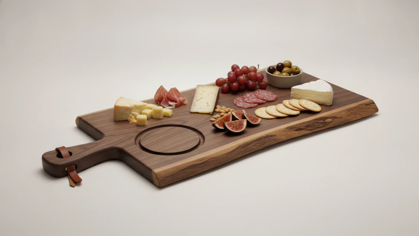 Handcrafted Wood Charcuterie Board