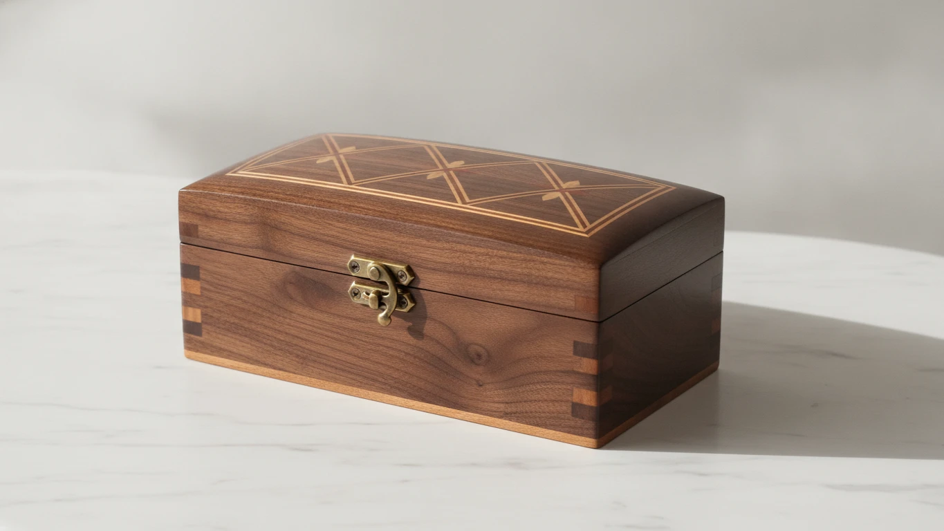 Handcrafted Wooden Keepsake Memory Box