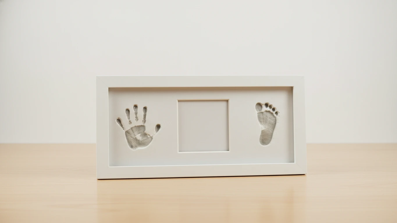 Handprint and Footprint Keepsake Frame