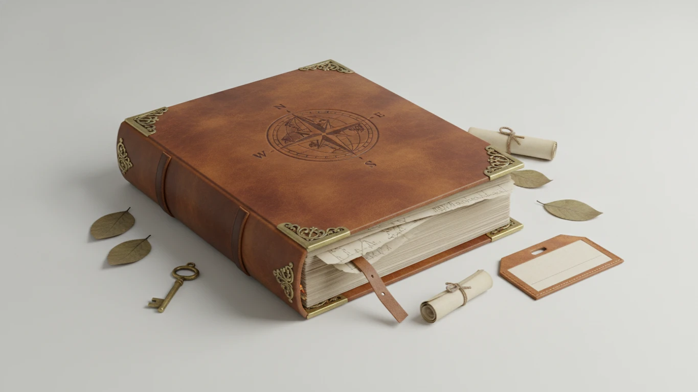 Hardbound Travel Memory Scrapbook