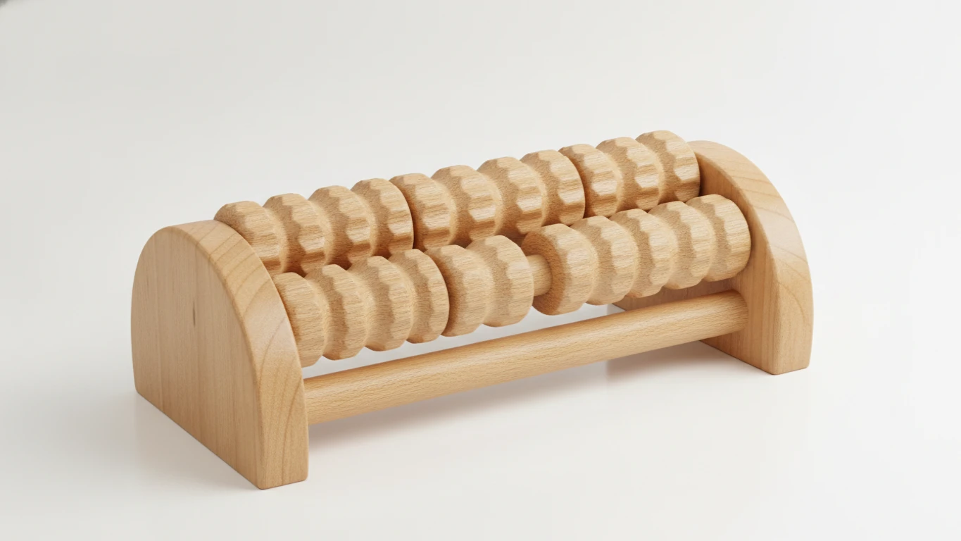 Hardwood Foot Roller Massager