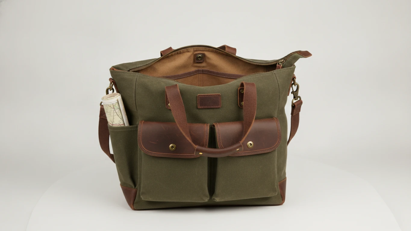 Heavy-Duty Canvas Field Tote
