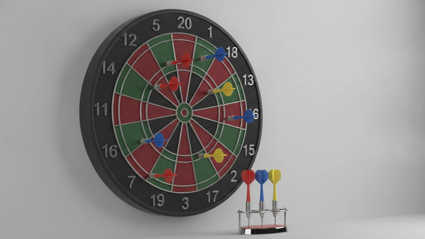 Heavy-Duty Magnetic Dart Board