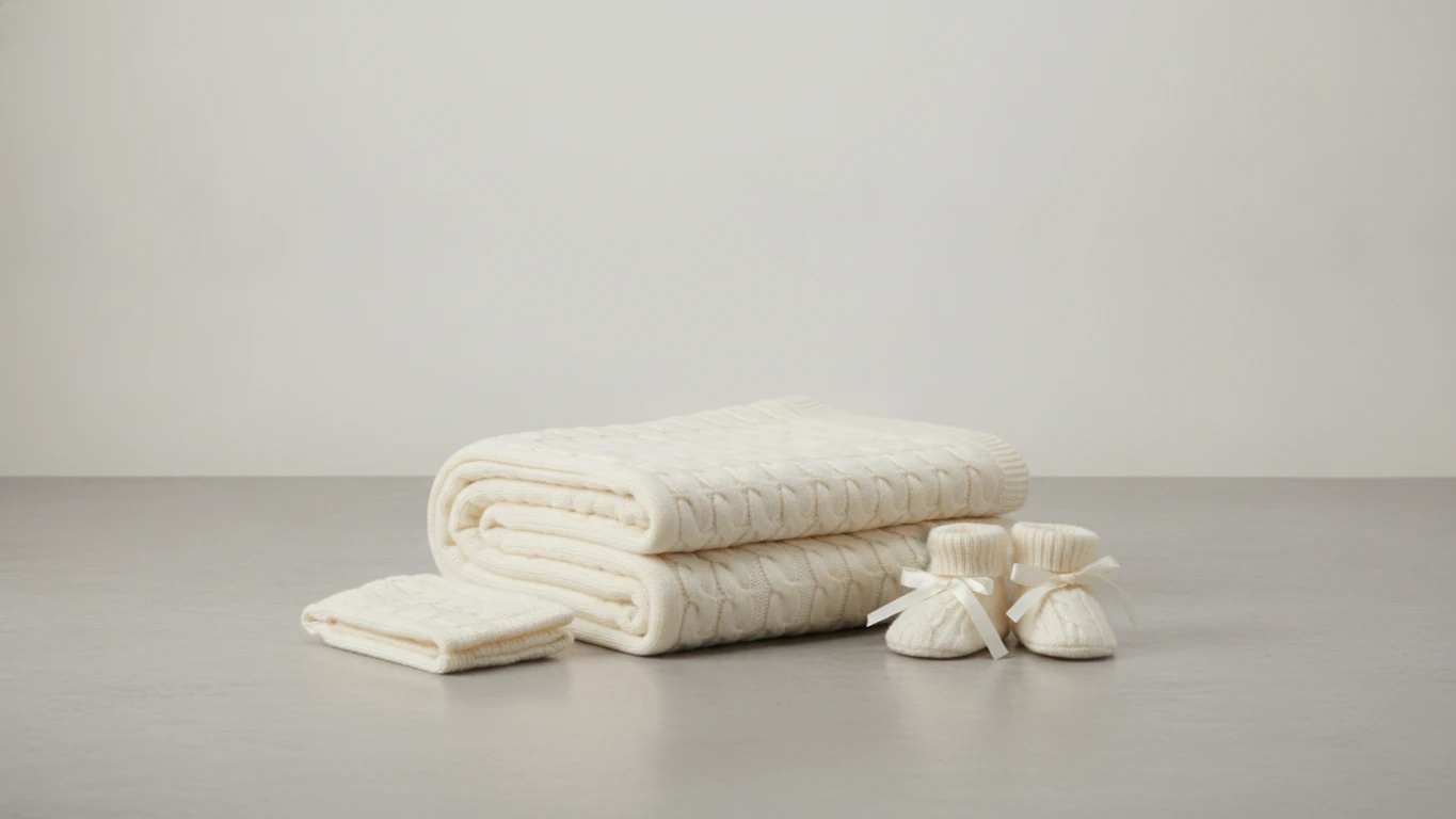 Heirloom Cashmere Baby Blanket Set