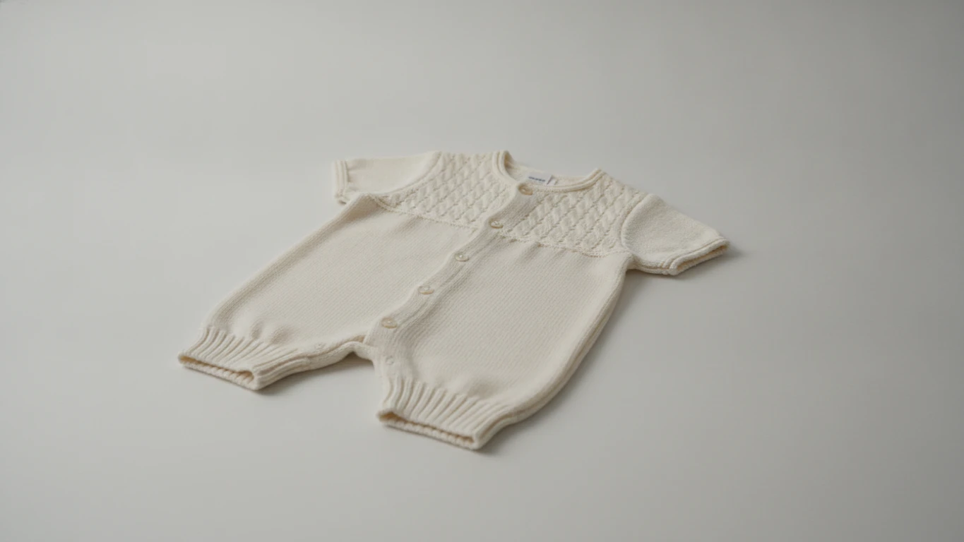 Heirloom Quality Cotton Knit Romper