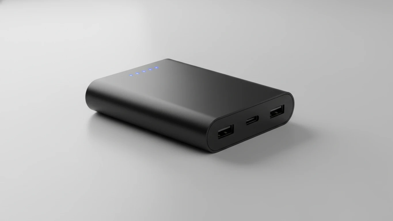 High-Capacity Compact Portable Charger