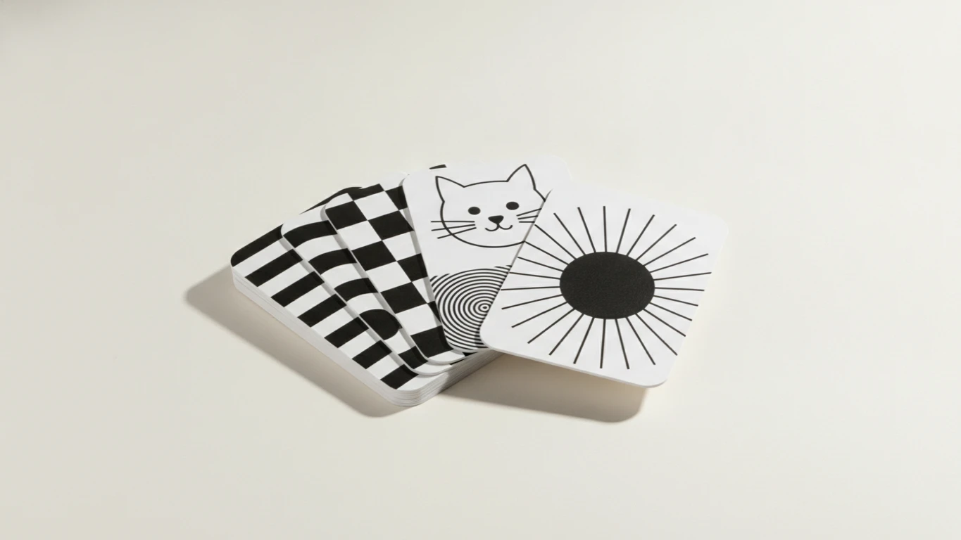 High-Contrast Developmental Flashcards