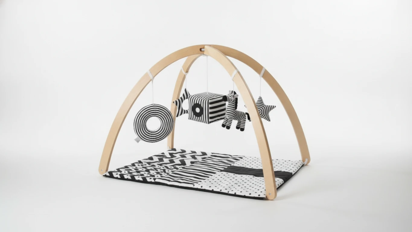 High-Contrast Developmental Play Gym