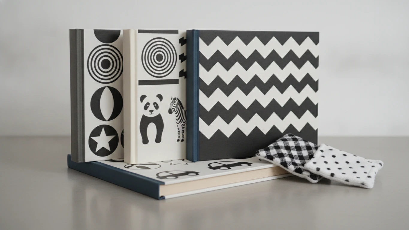 High-Contrast Sensory Board Book Set