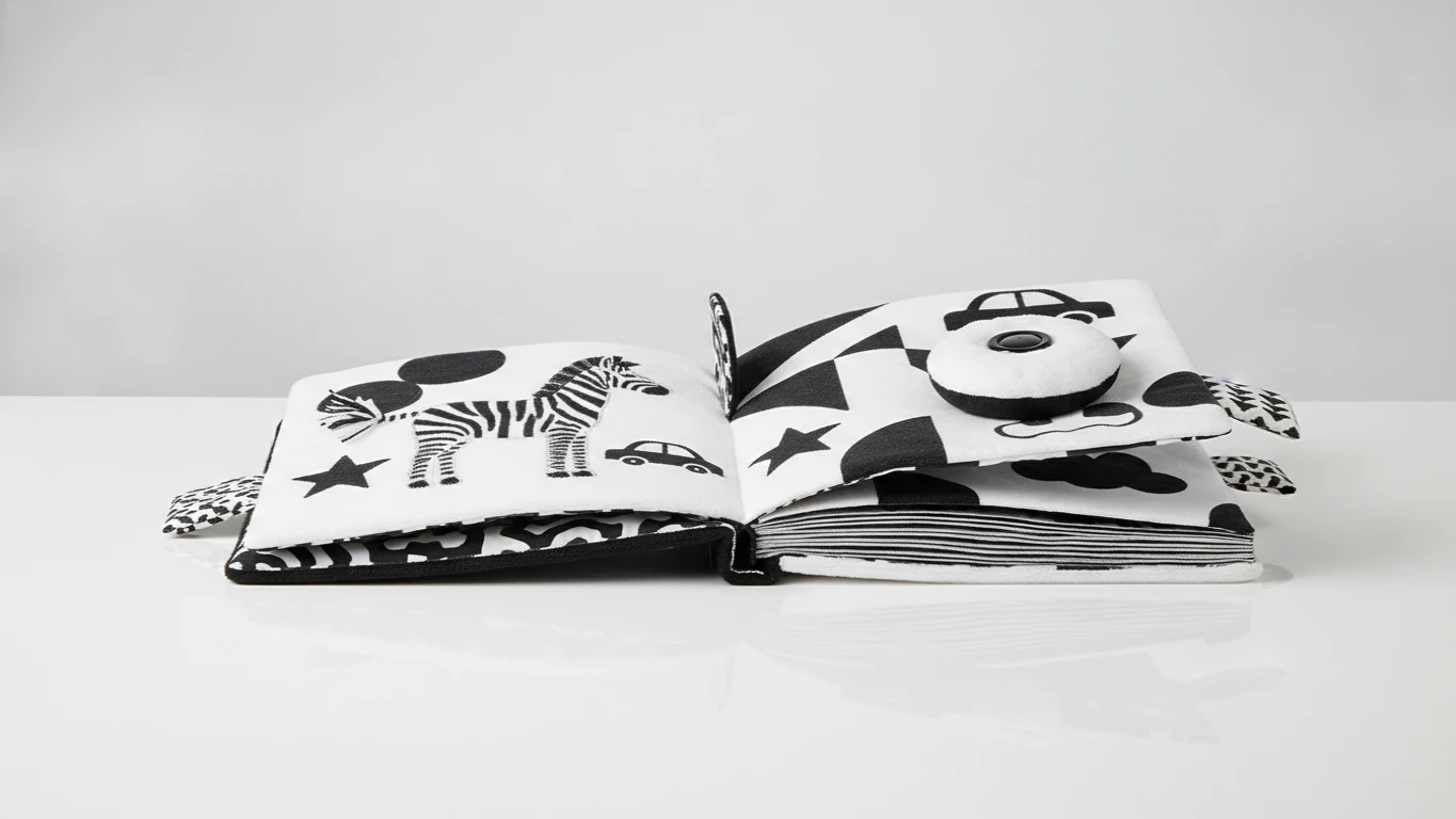 High-Contrast Soft Activity Book