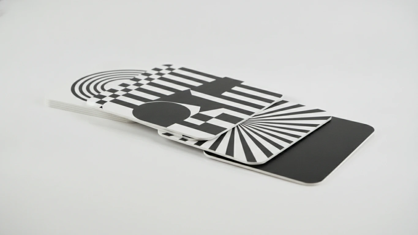 High-Contrast Visual Flash Cards